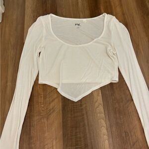 White Pacsun long sleeve top